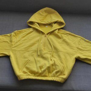 Alo Stadium Half Zip Hoodie - Sulfur (Pre-owned)
